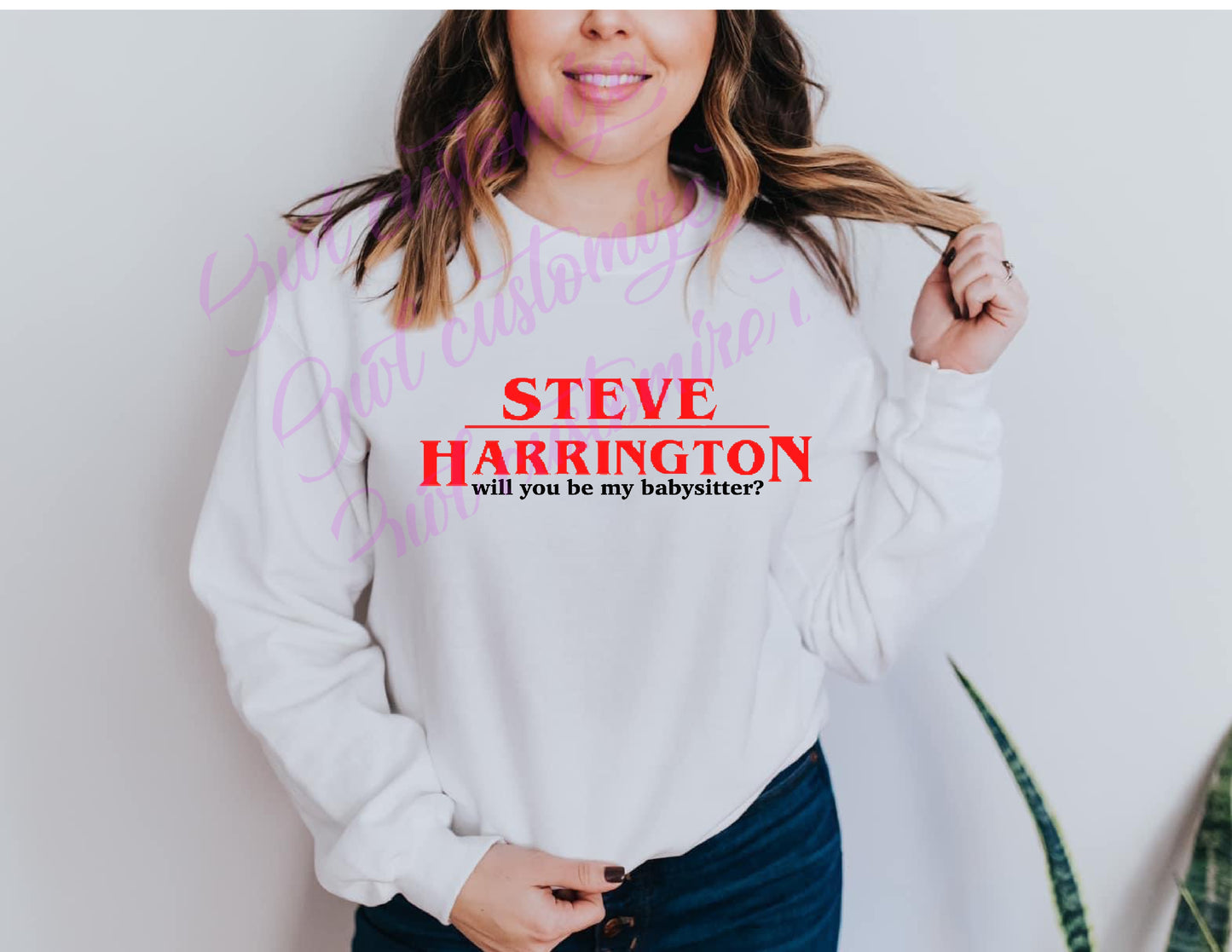 STEVE HARRINGTON Babysitting Sweatshirt