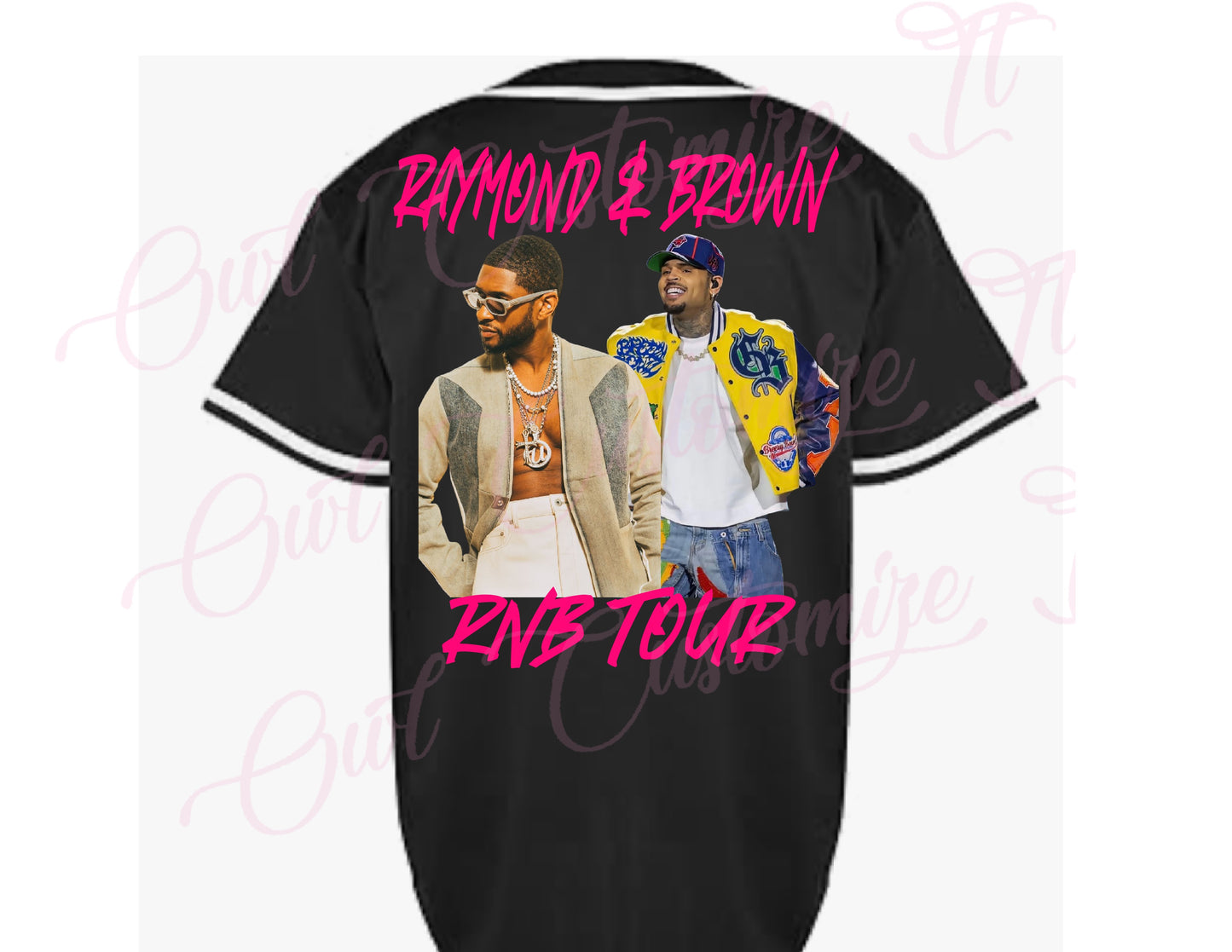 The RnB Tour Jersey Raymond & Brown Pink Letters