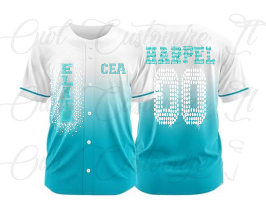Crown Elite Full Rhinestones Cheer Jerseys