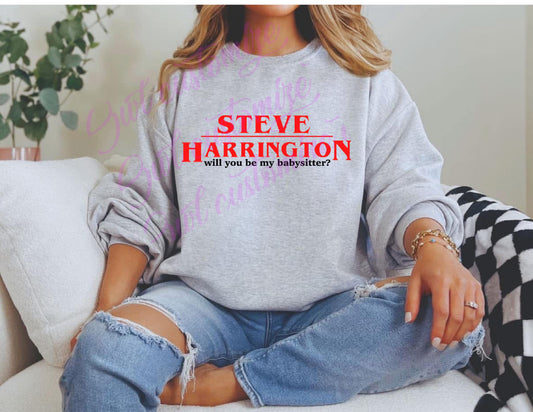 STEVE HARRINGTON Babysitting Sweatshirt