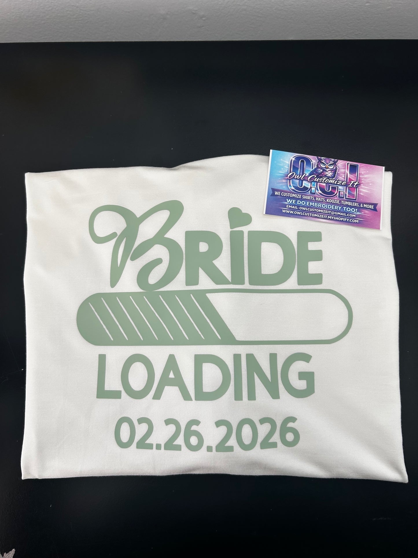 Bride Loading Shirt for Brides Engagement Gift T-Shirt