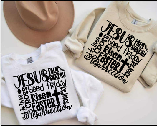 Jesus Palm Sunday Sweatshirt