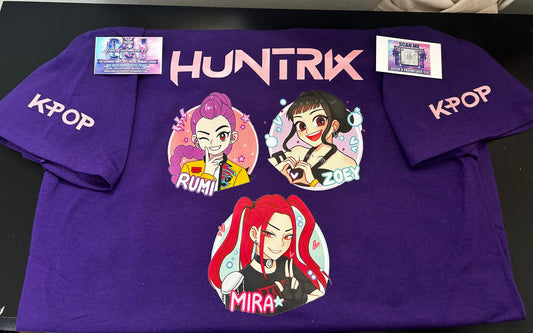 Custom Anime Graphic Tee Rumi , Saja Boys Tshirt personalized birthday everyday wear