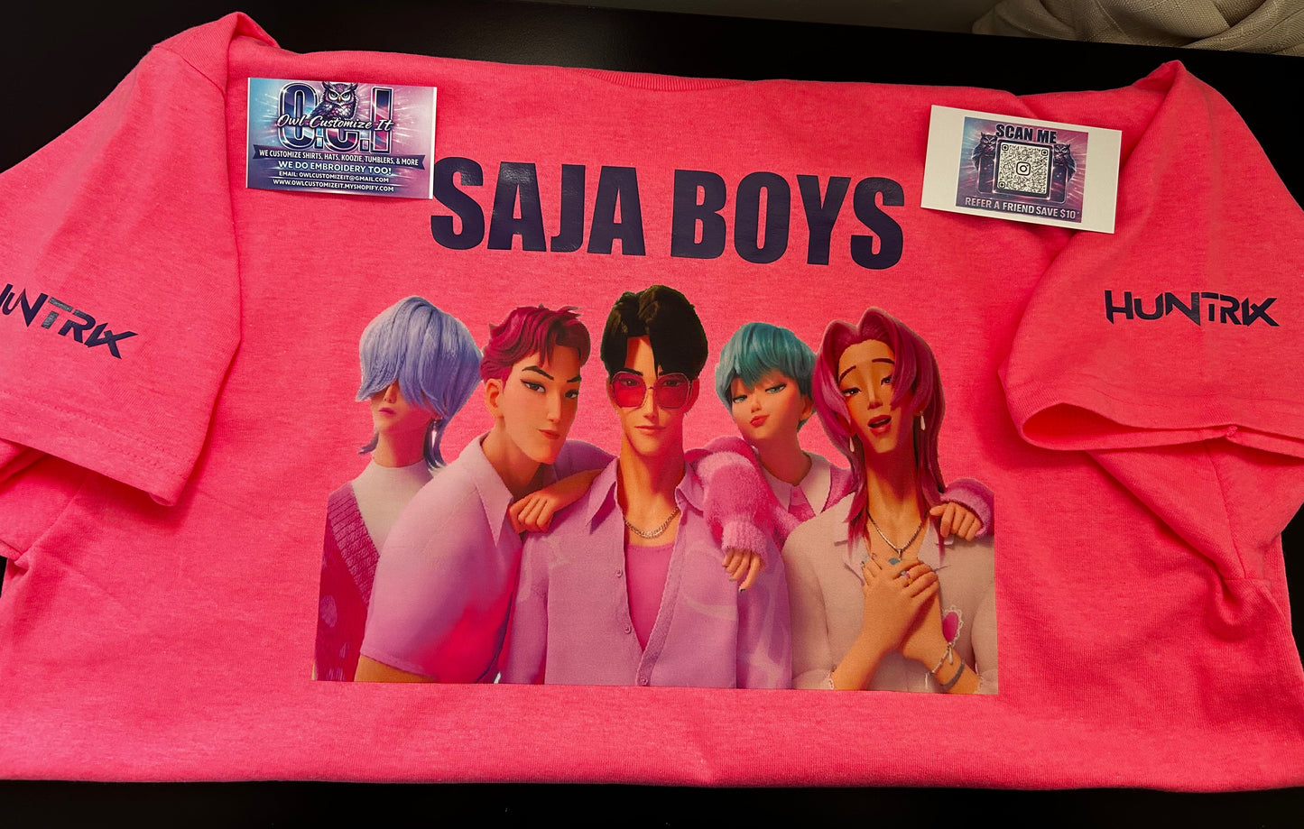 Custom Anime Graphic Tee Saja Boys Tshirt personalized birthday everyday wear