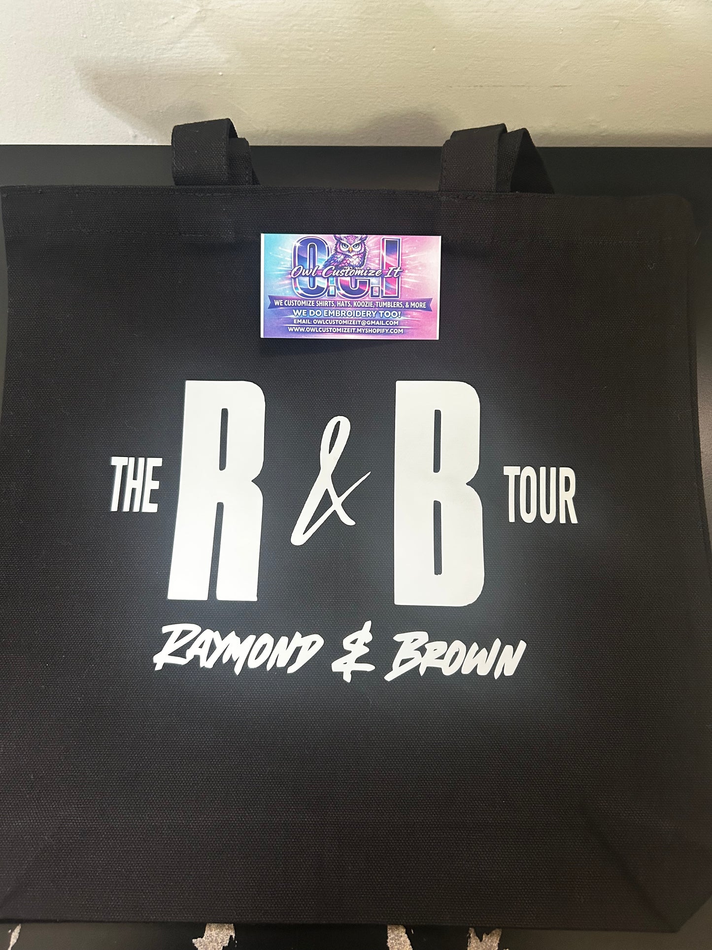 R & B Tour Tote Bag  Raymond + Brown