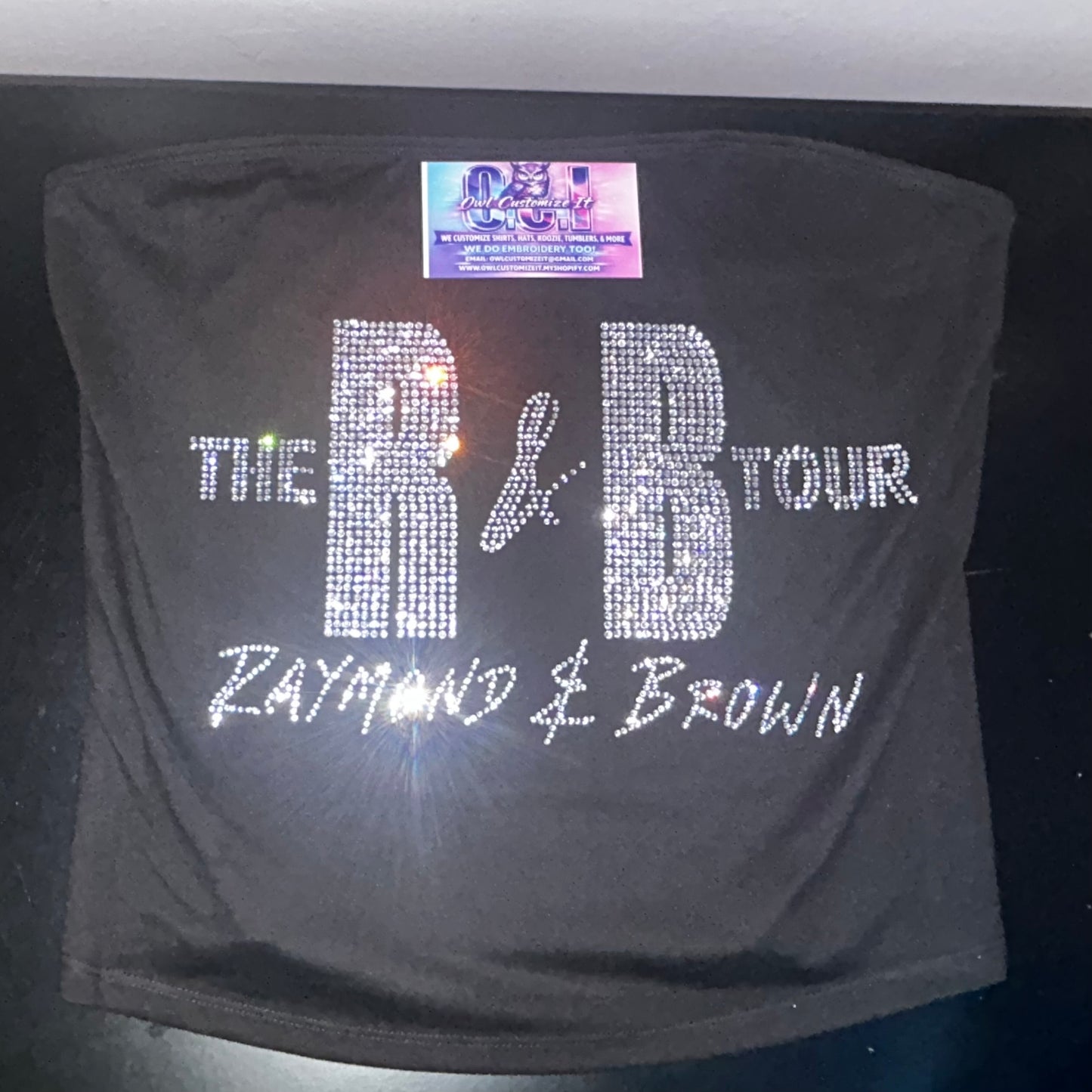 Rhinestone RnB Tour Strapless Tube Top