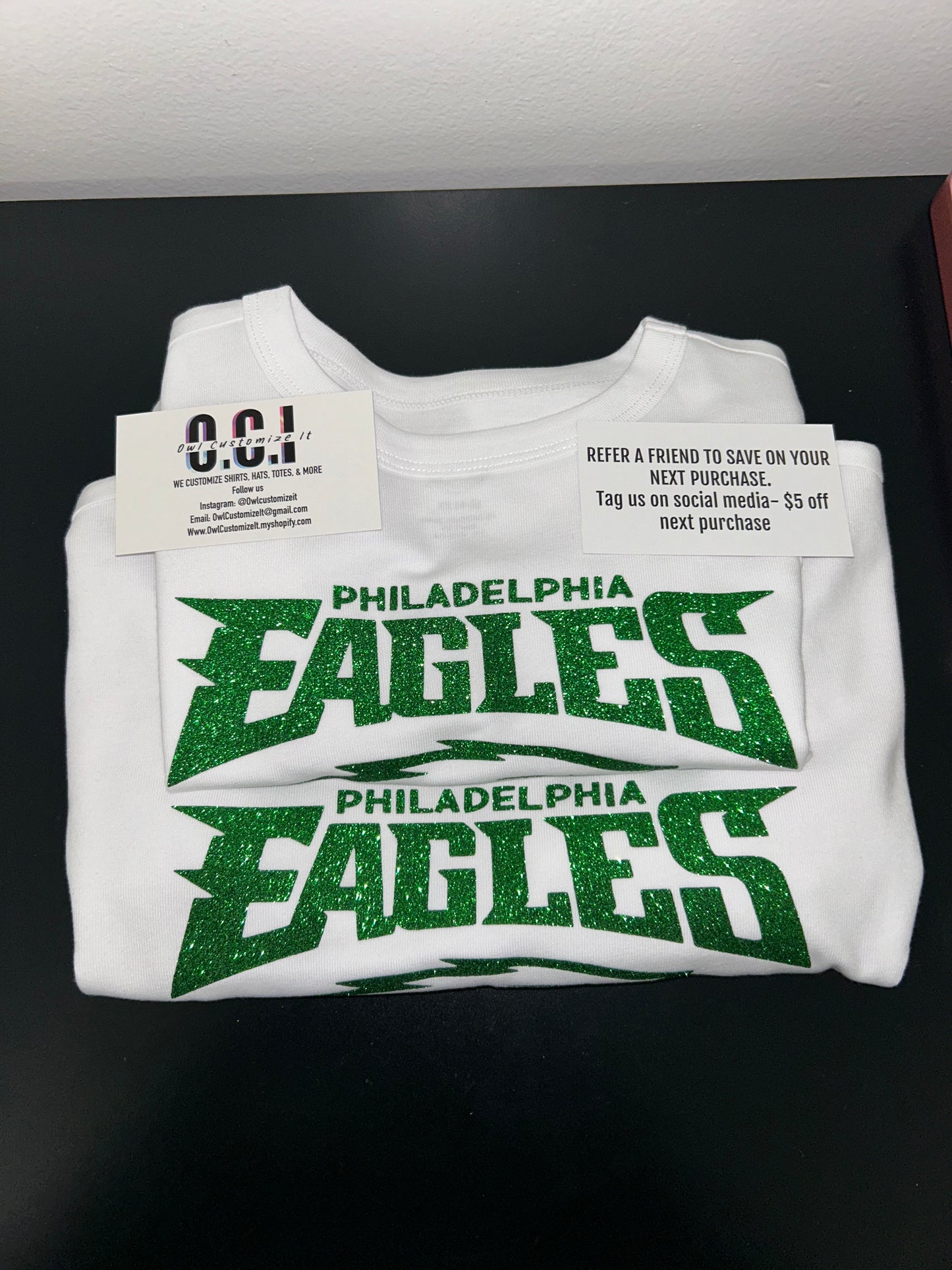 Glitter Eagles Sweatshirt
