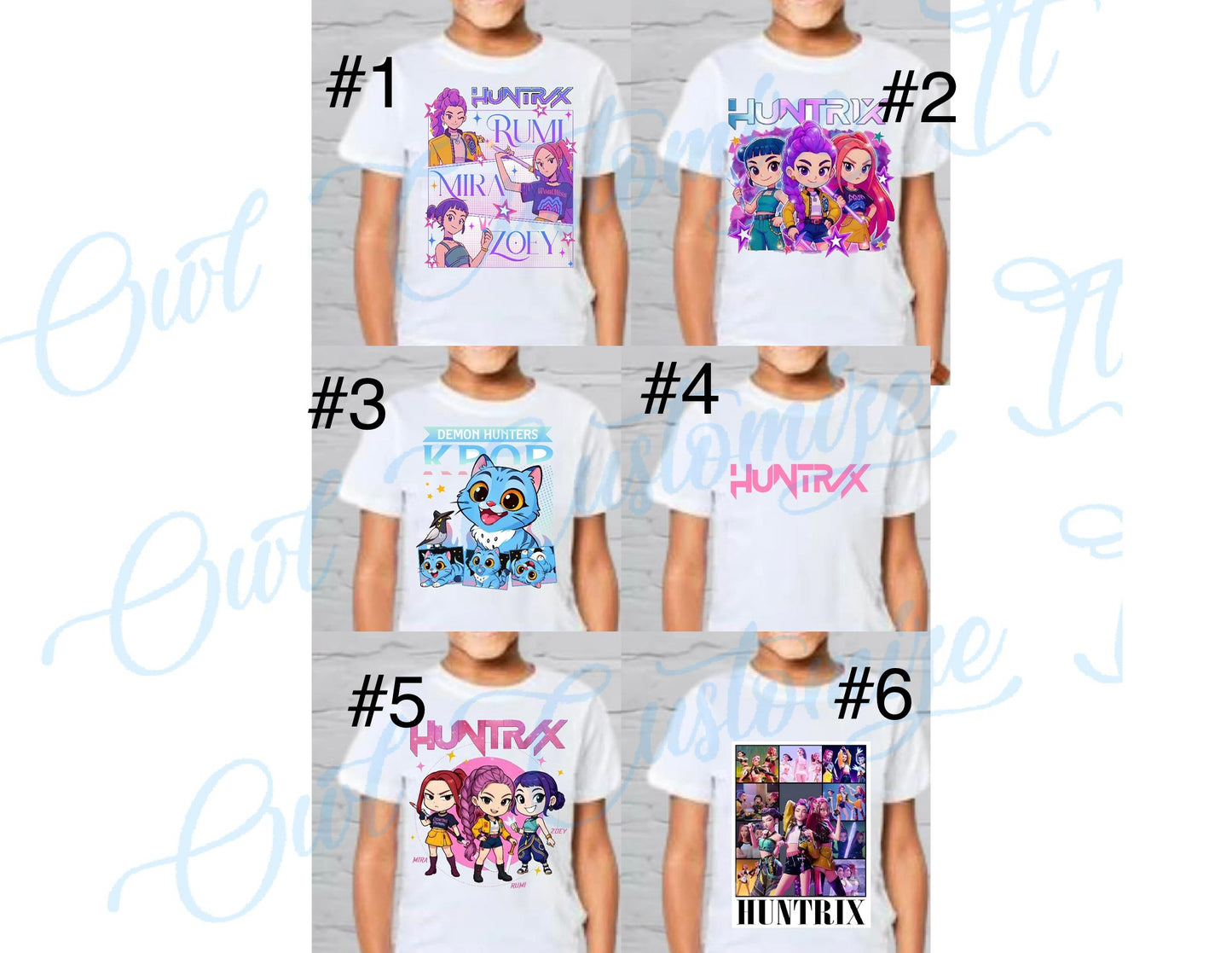 Anime Graphic Tee Rumi Tshirt personalized birthday everyday wear