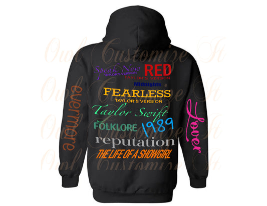 Taylor Swift Albums Hoodie