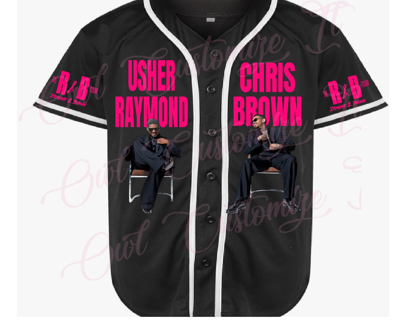 The RnB Tour Jersey Raymond & Brown Pink Letters