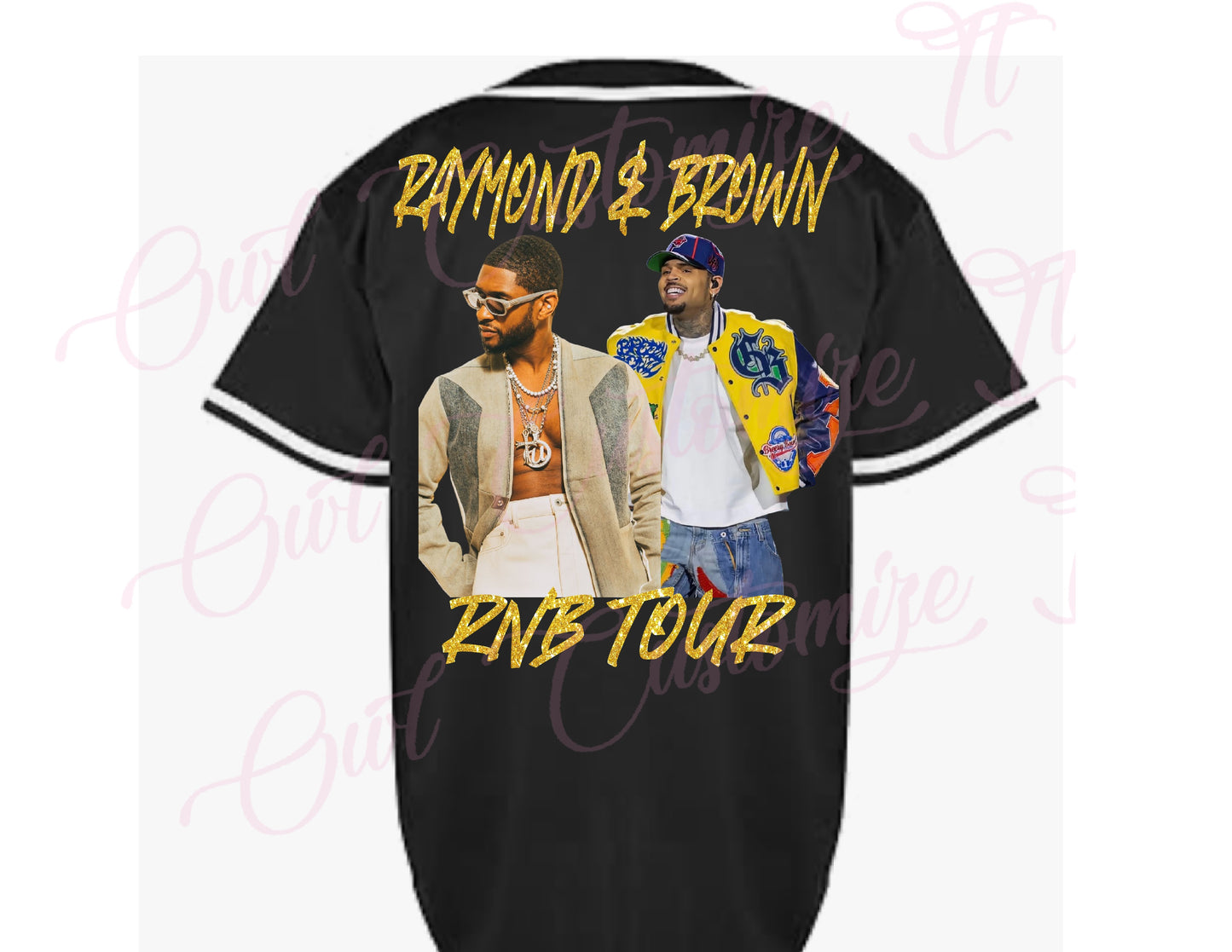 R & B Tour Glitter Jersey Raymond + Brown
