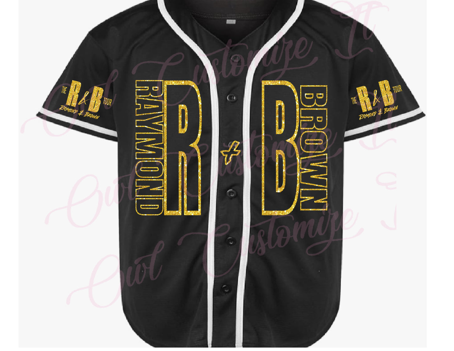 R & B Tour Glitter Jersey Raymond + Brown