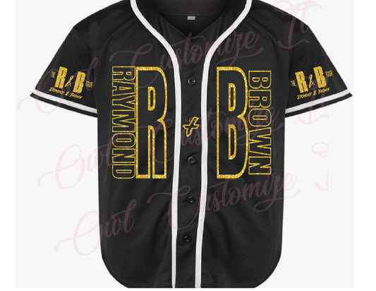 R & B Tour Glitter Jersey Raymond + Brown