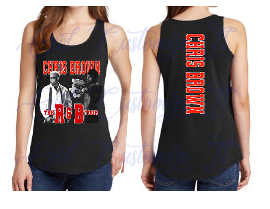 Custom Chris Brown Tank Top